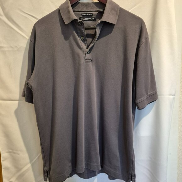 Hathaway Polo Shirt in Grey - Picture 1 of 5